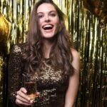 2 Pack Gold Backdrop Birthday Decorations Foil Curtain Backdrop Gold Streamers Dance Party Decorations Photo Booth Props for Bachelorette Decorations Christmas Halloween New...