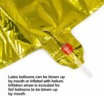 2026 New Year Party Decoration Gold Foil Number Balloons 2025 New Year Balloons Large Number Balloon for 2026 Eve Party Supplies