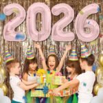 2026 Rose Gold Foil Numbers Balloons(40 Inch) Happy New Years Eve Party Supplies 2026 New Year Graduation Balloons Decorations 20 26 Signs Props Birthday Anniversary Wedding...