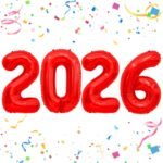 2026 Rose Gold Foil Numbers Balloons(40 Inch) Happy New Years Eve Party Supplies 2026 New Year Graduation Balloons Decorations 20 26 Signs Props Birthday Anniversary Wedding...