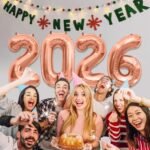 40 Inch 2026 Balloons Rose Gold Foil Number Balloons for 2026 New Year Festival Celebration or Birthday Party Supplies Decorations,New Years Balloon 2026, New Years Eve Balloon