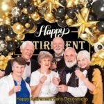 Black and Gold Balloon Arch Kit, Black and Gold Party Decorations for Birthday Bachelorette Retirement Office Christmas 2026 New Years Eve Graduation Anniversary Party Decorations