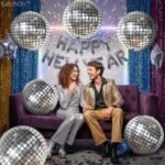 KatchOn, Big Silver Disco Ball Balloons - 22 Inch, Pack of 6 | Disco Party Decorations, 4D Sphere Disco Balloons | New Years Balloons, New Years Eve Party Supplies 2026 | Silver...