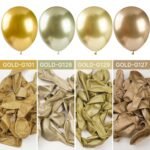 PartyWoo Gold Balloons 50pcs 12 Inch Gold Latex Helium Balloons for Birthday Wedding Anniversary Baby Shower Graduation Bachelorette Retirement Engagement Tea Casino Disco Party...