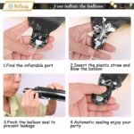 Upgraded, 42in Large 2026 Balloons Numbers, with 4pcs Star Balloon and Accessories (3D Premium Aluminum Foil) Ideal New Years Eve Balloons Decorations, for New Years Eve Party...